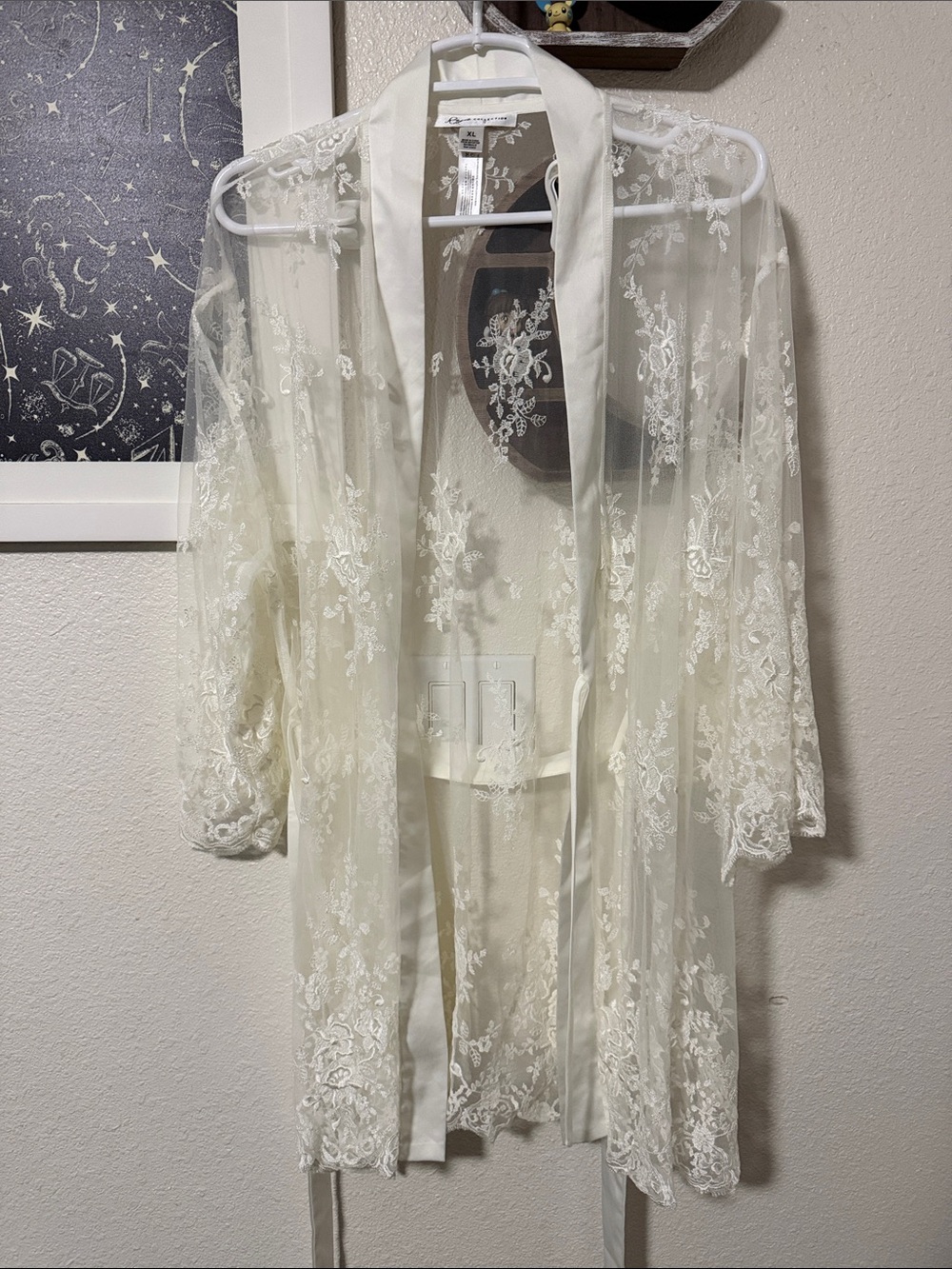 Rya Collection Darling Lace Cover Up Robe - Picture 3 of 5
